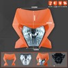 fewfuss Universal Dirt Bike LED Headlight Kit, Motorcycle Dirt Pit
