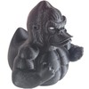 Mighty Gorilla Duck Figurine - Collectible Black Rubber Duck -