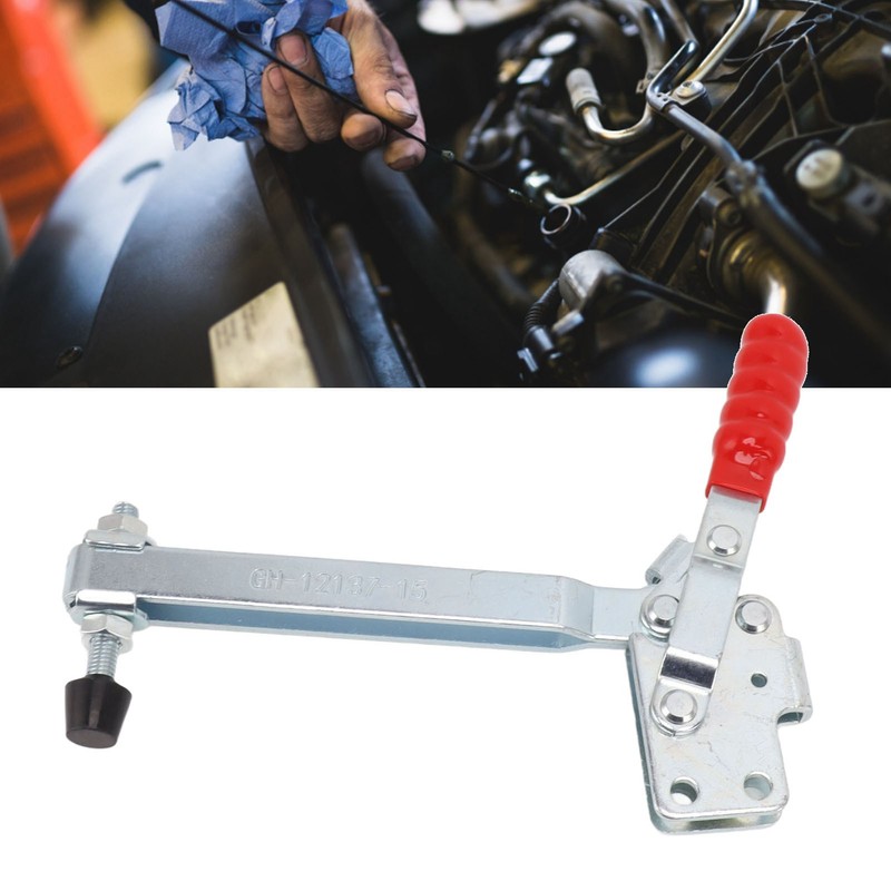 Toggle Clamp Lengthened Arm Woodworking Fixture Adjustable Opening Stainless Steel