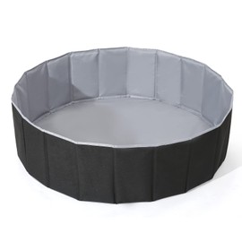 Ball Pit for Toddlers Babies Dogs Cats Infant Children, Foldable Ball Pits Play Tent, Crawl Ball Pool with Storage Bag, Surprise for Boys Girls Festival, 40Inch (Balls Not Included) (Black)