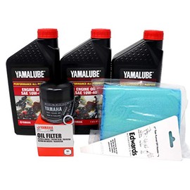 Edwards Oil Change kit fits 2013-2014 Yamaha Grizzly 350 ATV with Air Filter