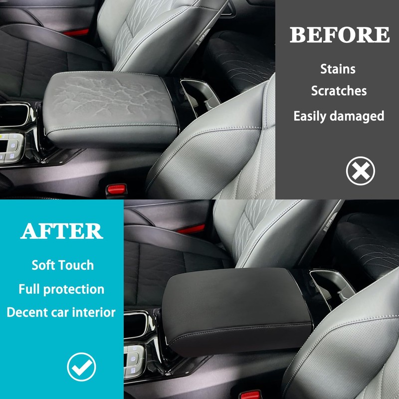 ZOXOQ Center Console Armrest Cover for Kia Telluride Accessories 2020-2025
