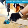 Pocket Hole Jig Kit Dowel Drill Joinery Screw Kit Carpenters