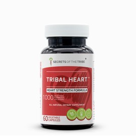Secrets of the Tribe - Tribal Heart, Heart Strenght Formula, Herbal Supplement Blend (120 Capsules)