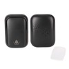 Black Self Powered Wireless Doorbell No Wiring Punching Outdoor Welcome