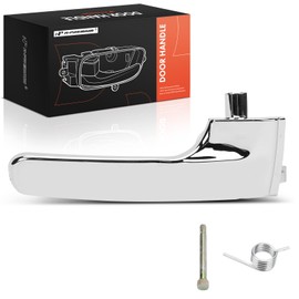 A-Premium Front or Rear Right Passenger Side Interior Door Handle Compatible with Jeep KK Series Liberty 2008 2009 2010 2011 2012, Chrome