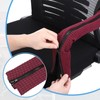 PATIKIL 45 x 11cm Office Chair Armrest Covers 2Pair Black