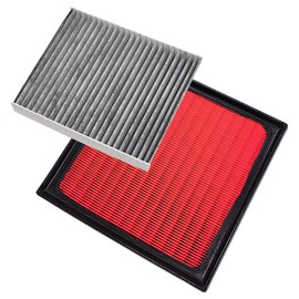 Engine & Cabin Air Filter Compatible with Toyota RAV4 2.5L (2019-2024), Not fit Hybrid. Replacement for CF12157, 17801-F0050