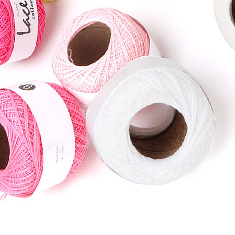 Lace Line Cotton Hand Crocheted Summer Silk Light Thin Line
