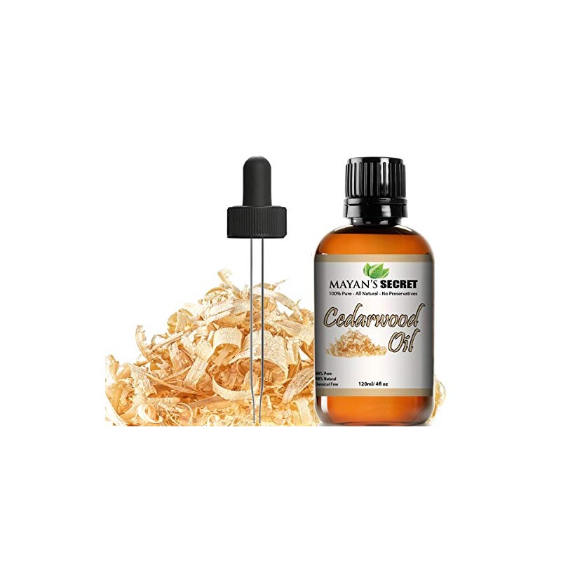 Mayan's Secret - 4oz Pure Cedarwood Essential Oil Ogranic -