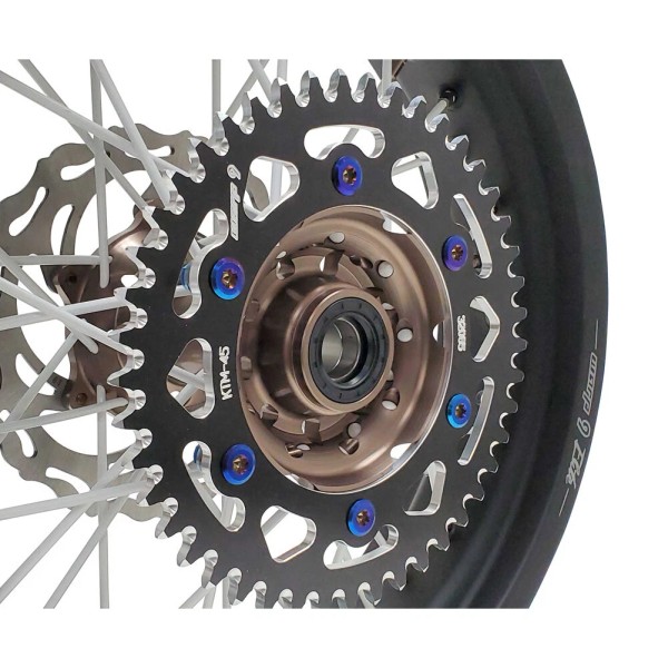 Warp 9 Titanium Sprocket Bolt Set For HONDA XR650R 2000-2007