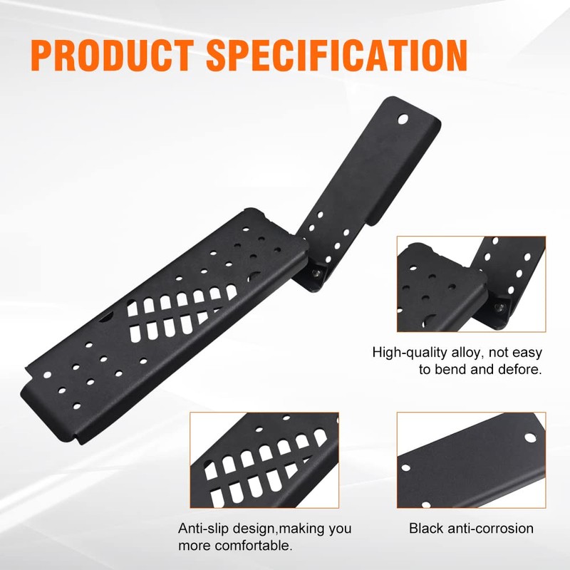 ADTOPI JL Dead Pedal, Gladiator Dead Pedal Left Side Foot