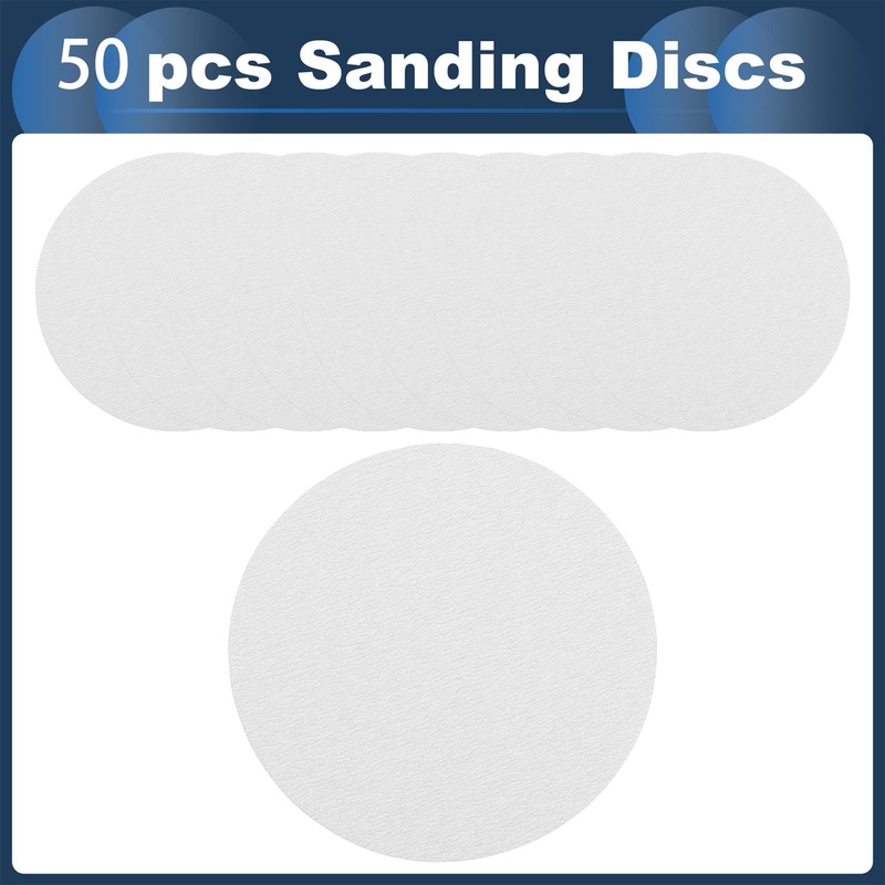 INFINAUTO Sanding Discs, 7.09" 180 Grit Automotive Repair Round Hook