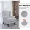 Easy-Going Stretch Wingback Chair Sofa Slipcover 2-Piece Sofa Cover Furniture
