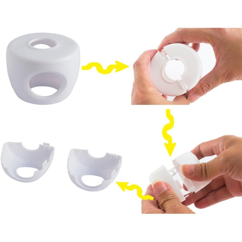 SHINEOFI Cubiertas de Pomo de Puerta a Prueba Seguridad Infantil,