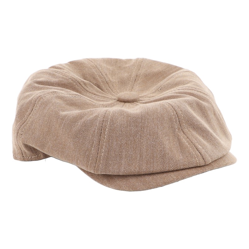 Men Newsboy Hat Vintage Style Soft Cotton Casual Octagonal Hats