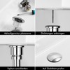 Bürstenking Sink Drain Fitting - Drain Valve with Hair Strainer