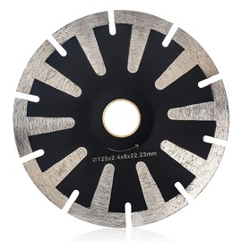 5 Inch Concave Curved Diamond Blade T Segmented Granite Diamond Blades for Cutting Granite Marbles