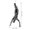 ABOOFAN 3pcs Versatile Wall Hanging Decoration Resin Man Statue for