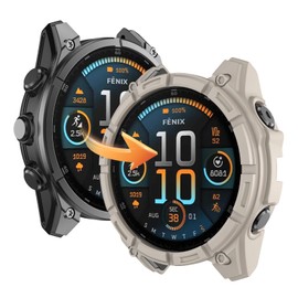 OVERSTEP Case Cover Compatible with Garmin Fenix 8 47mm Solar,Soft Anti Drop Replacement Protective Cases Smart Watch Accessories.