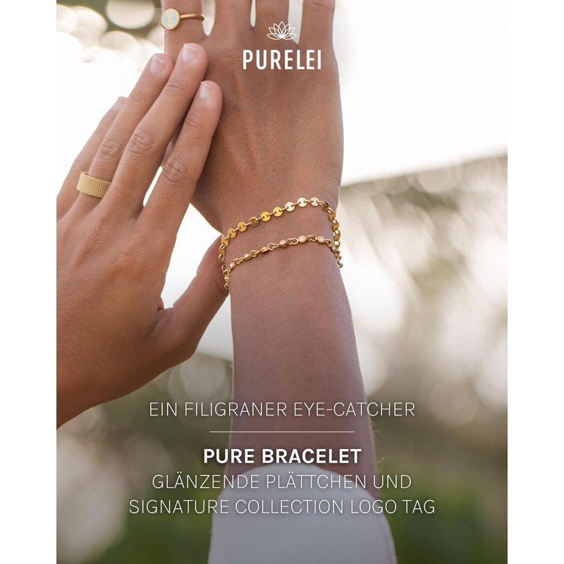 Purelei® Pure Bracelet (18K) - Elegant, Playful Women's Bracelet -