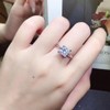 Mnyixsi Fashion 925 Sterling Silver CZ Stone Ring for Women,