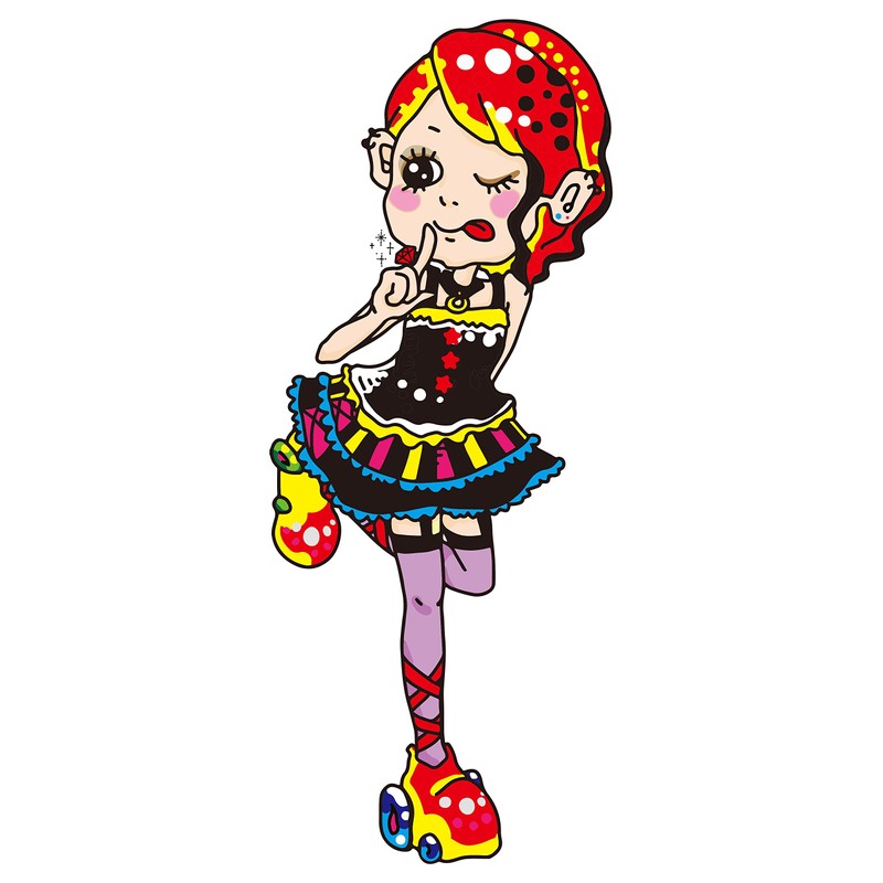 Angels Magicolor Fluorescent Gachi Red, 8.5 oz (240 g)