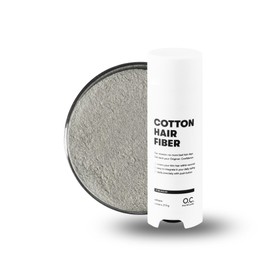 O.C. HAIRCARE Hair Thickening Hair - for Parting, Bald Areas on the Top and Back of the Head - Recommended by Leading Salons - 11 Colours - Resistant Scattered Hair (Light Grey)