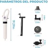 ASVEL Desatascos de Inodoro Kit 6 In 1,Destapador de Inodoros