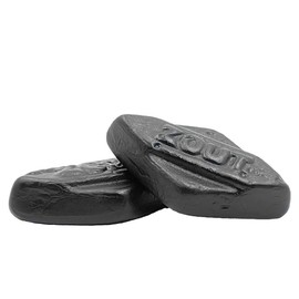 Fruidles Diamond Licorice Gummies, Slightly Salted Black Licorice (8oz Bag)