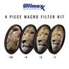 46MM Ultimaxx Professional Four Piece HD Macro Close-up Filter Kit
