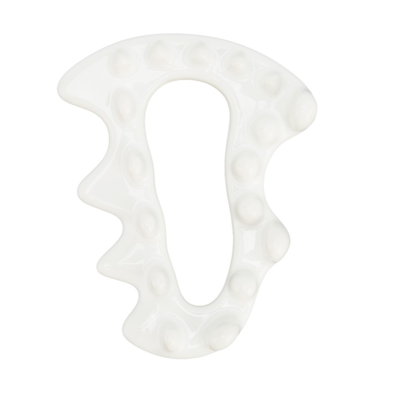 Body Face Ceramic Gua Sha Massager Static Free Eliminate Cellulite