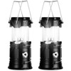 PQETBV Camping Light, Pack of 2 Foldable Camping Pendant Lamp,