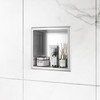 Agabok Shower Niche, 12" x 12" Bathroom Niche, Stainless Steel