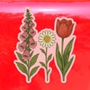 Foxglove Daisy Tulip FDT Decal - Vinyl Sticker for Cars,