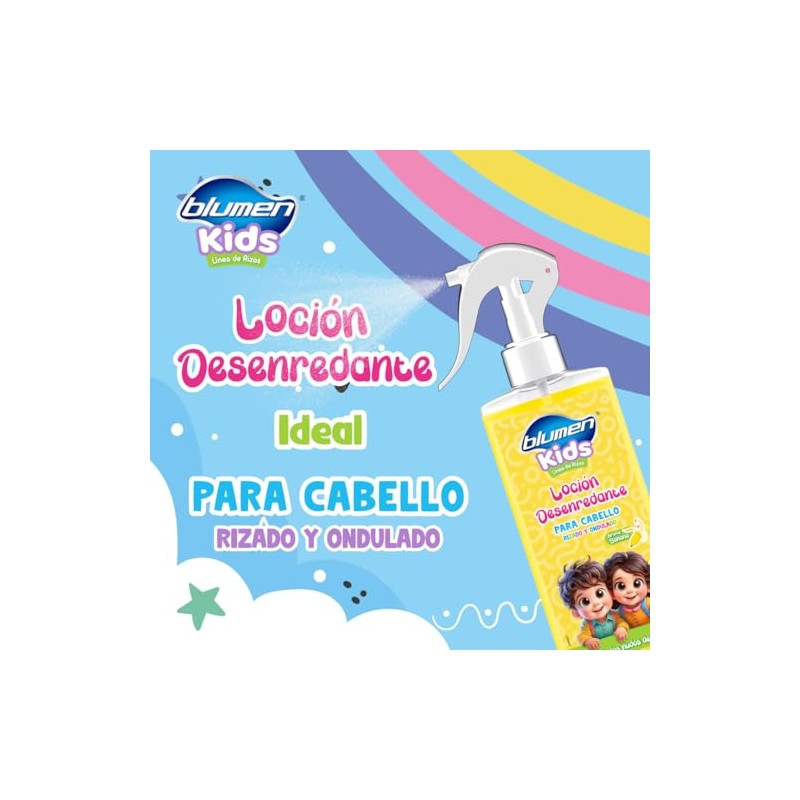BLUMEN KIDS Loción Desenredante para Cabello Rizado y Ondulado 200