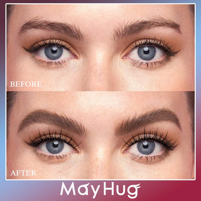 Mayhug Wimpern Extensions, 120pcs D Curl Einzelne Wimpern, DIY Wimpernverlängerung