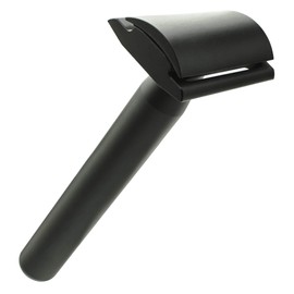 Standard Razors Aluminum Double Edge Safety Razor - Deep Black | Premium Razors for Men | Three Piece Double Edge Razor | Modern Design, Classic Shave