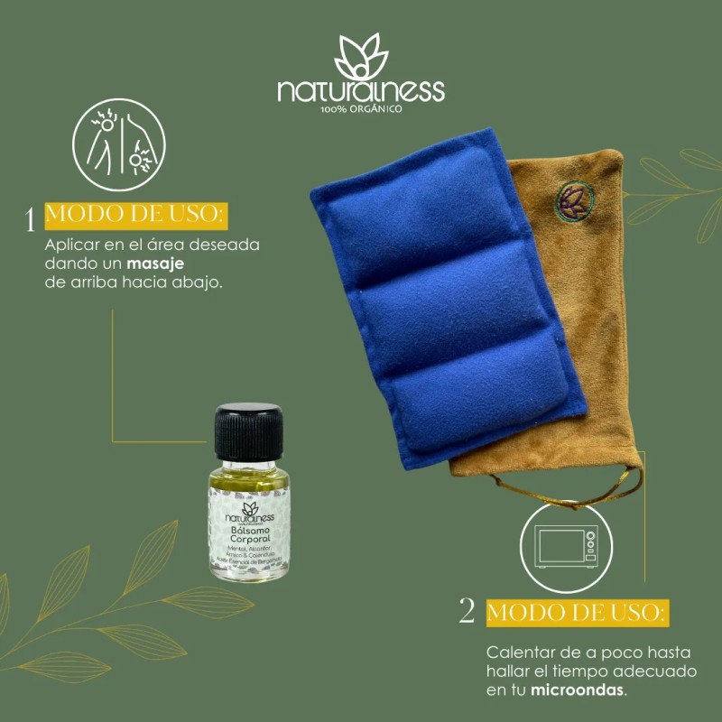 Compresa Térmica De Semillas Y Plantas Medicinales Pequeña