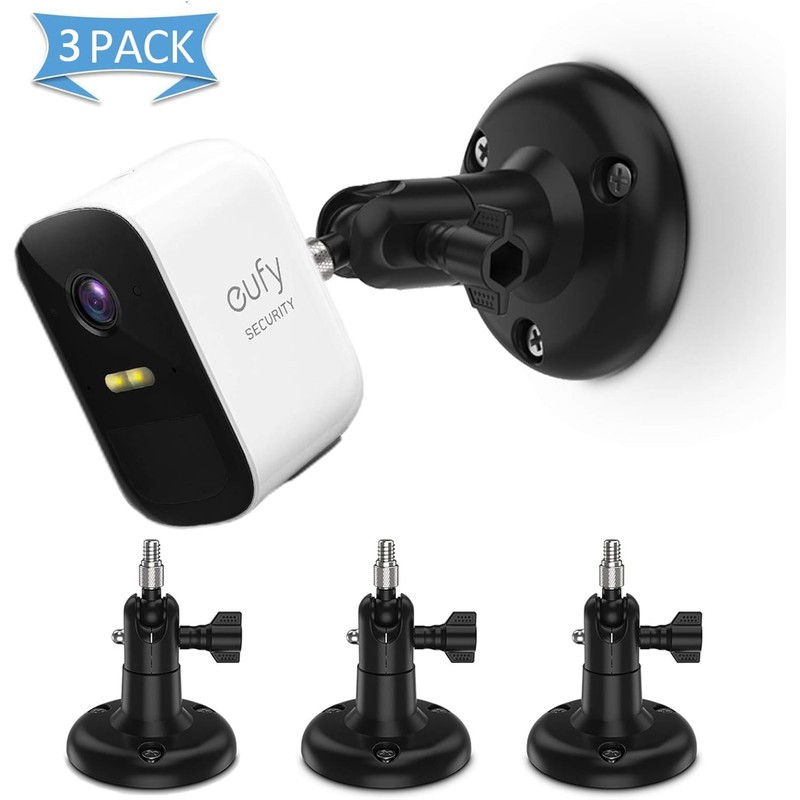 HOLACA Adjustable Wall Mount Holder Compatible With Eufycam 1/2/2C/2C Pro/3/3C/E