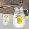 Bunhut Glass Pitcher with Lid,68 oz Water Pitcher for Hot