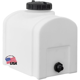 RomoTech RomoTech 82123879 Polyethylene Domed Reservoir Water Tank, 8 gallon, Made In The USA Poly Tank For Water and Non-Flammable Liquids, Rust and Corrosion Proof