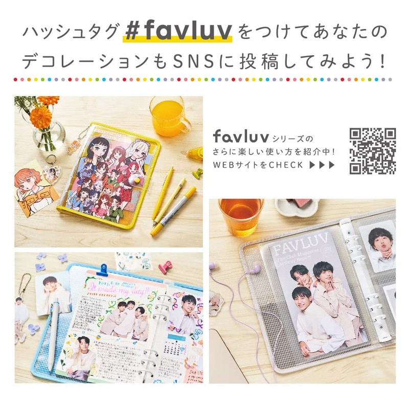 Kingjim FL5210 Aka Pressurikatsu Collection Binder, Regular Size, Red