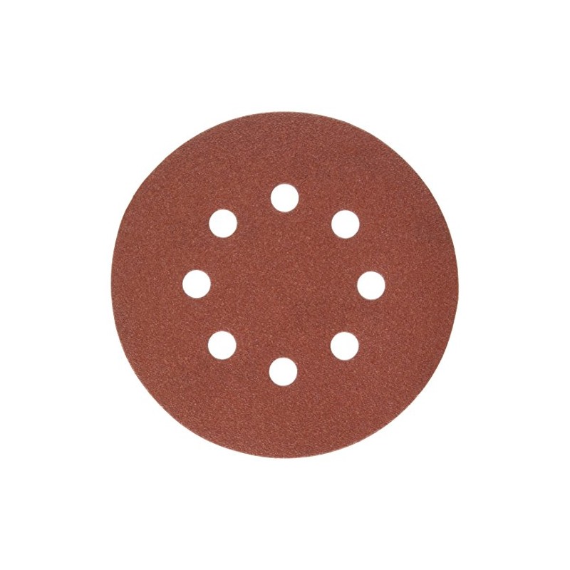 PORTER-CABLE 735801205 5-Inch 120 Grit Eight-Hole Hook & Loop Sanding