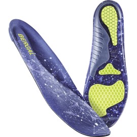 Bergal GelMotion 3 Einlegesohle für Arbeit Comfort Insole, Blue (Blau), 8 UK