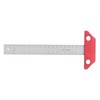 T Square Ruler 8in Drawing Metal Woodworking Layout Measuring Scriber