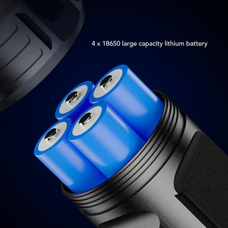 Rechargeable Flashlight Aluminum Alloy Ultra Bright Handheld Waterproof LED Emergency