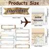 Travel The Map Class Jobs Bulletin Board Travel Themed Classroom