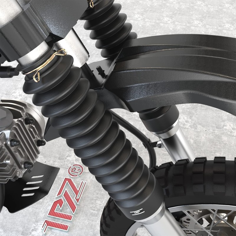 1PZ JP1-11X 31mm Motorcycle Front Fork Boots Suzuki GS125 GN125