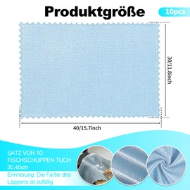 SUWIWKKOA Microfibre Cloths Nano Streak-free Window Cloth Tea Towels